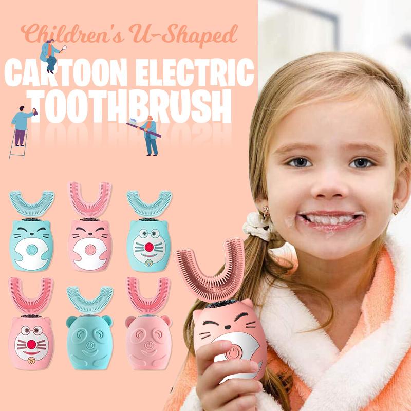 Children\'s U-Shaped Cartoon Electric Toothbrush