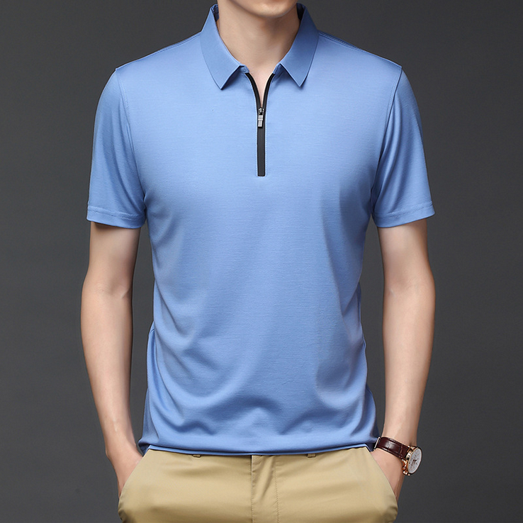 Fashion men's  Ice Silk POLO Shirt