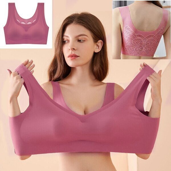 ULTRA-THIN PLUS SIZE ICE SILK COMFORT BRA