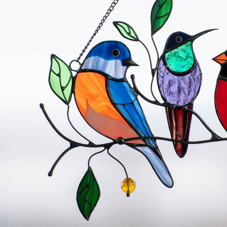 🎁The Best Gift-Birds Stained Glass Window Hangings