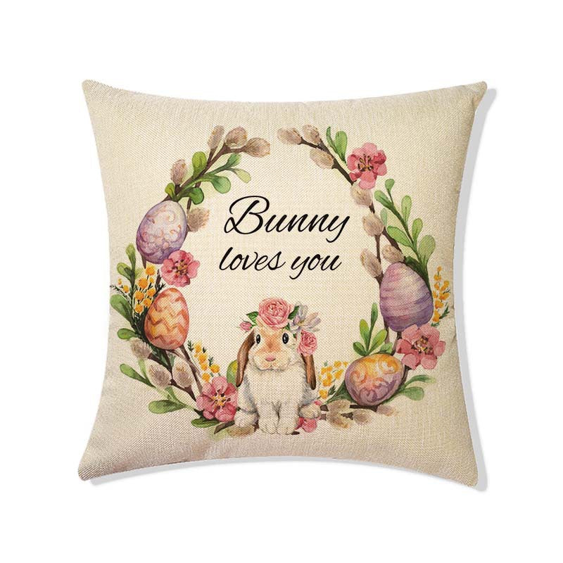 Easter Theme Cushion Cover - Closing Sale