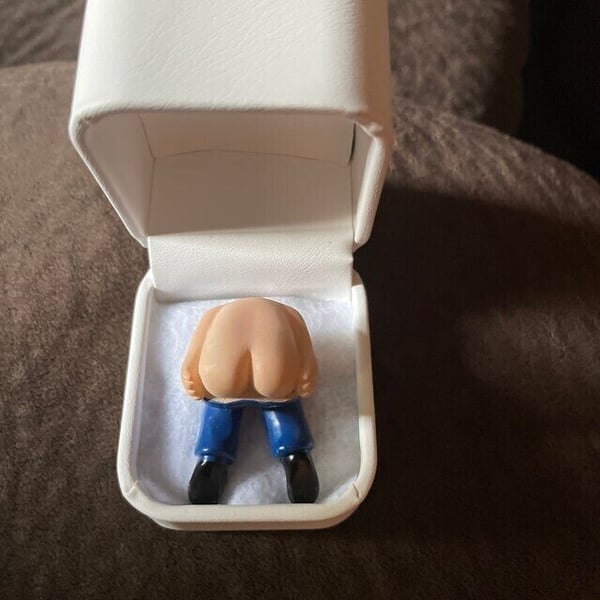 (NEW YEAR SALE - 48% OFF)💍Farting Butt in Ring Box (No Ring)