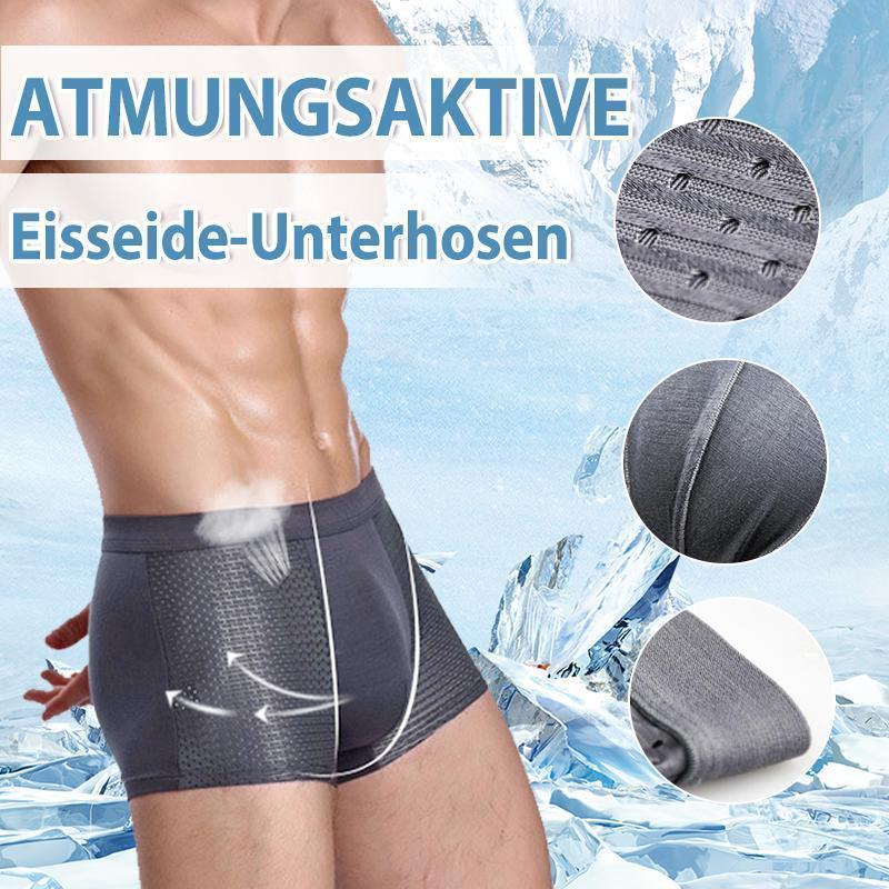 Men's honeycomb breathable ice silk underwear