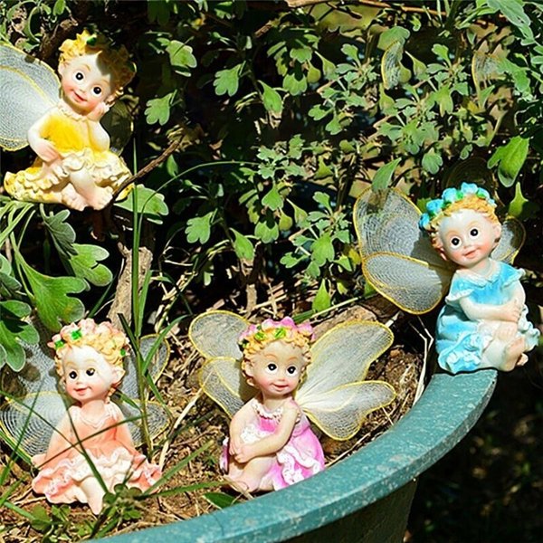 4pcs/set Cute Flower Fairy Angels