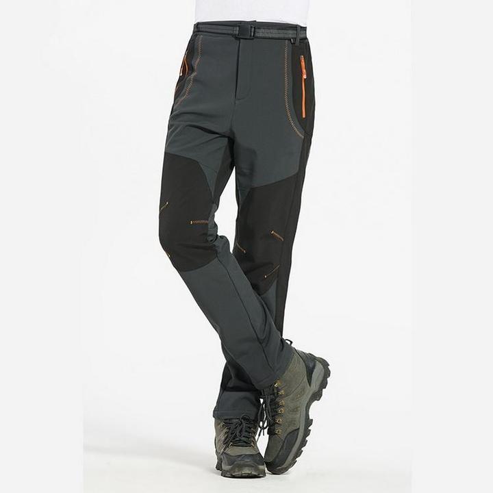 2022 Men's Outdoor Quick-Dry Lightweight Waterproof Hiking Mountain Pants（Gift belt）