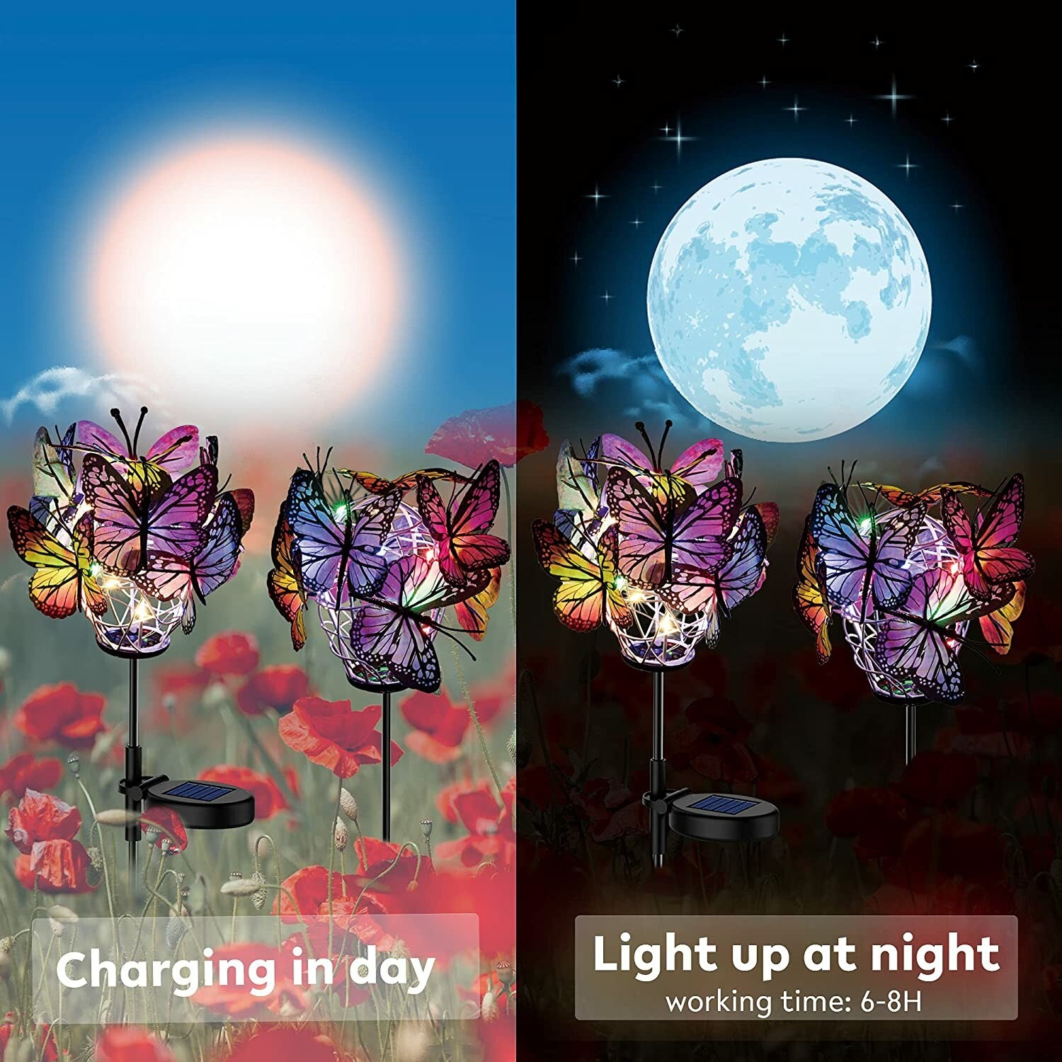 Solar Butterfly Stake Lights