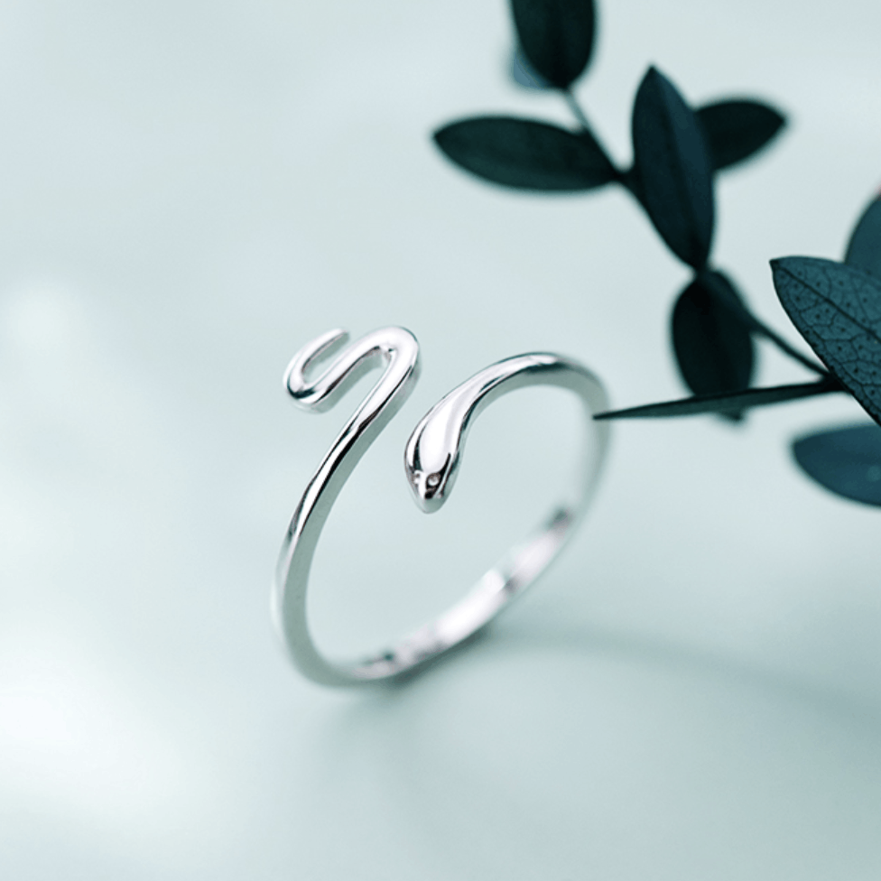 Sterling Silver Snake Ring