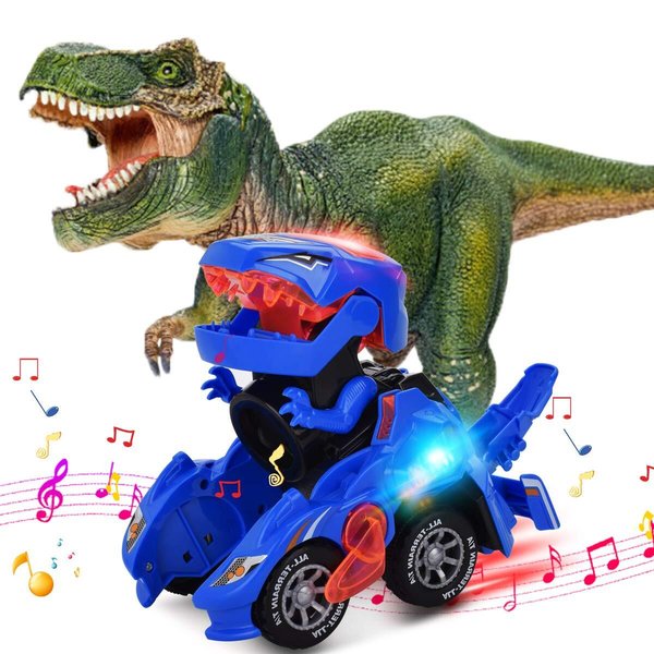 Automatic Dinosaur Car With Music And Led Light