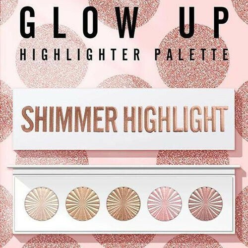 5 Colors Glow Up Highlighter Palette