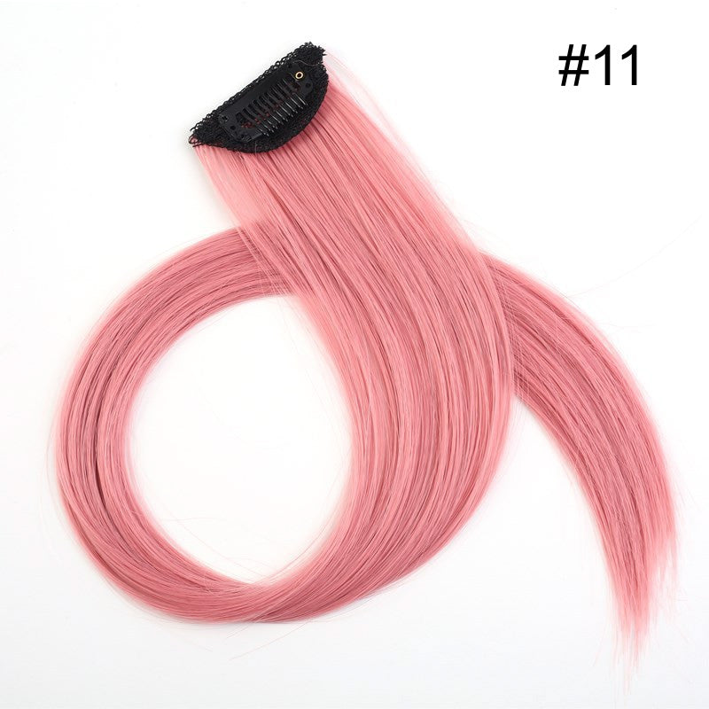 Colorful Hair Extensions Synthetic Hairpieces