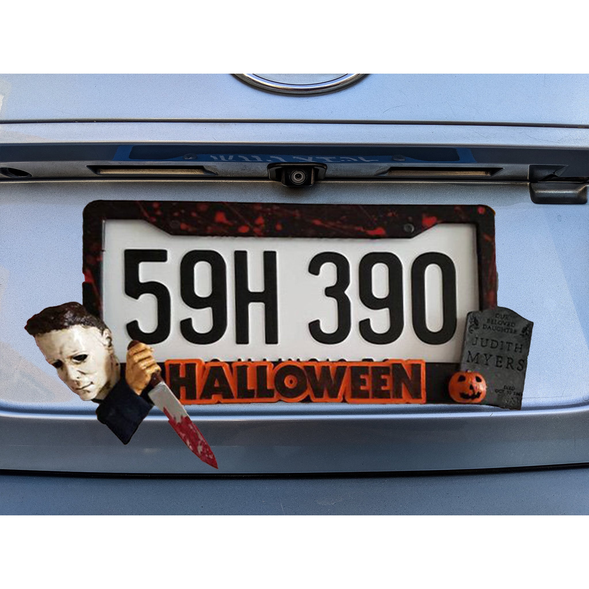 Halloween Michael Myers License Plate Frame