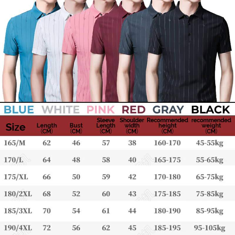 Men's Breathable Striped T-shirt