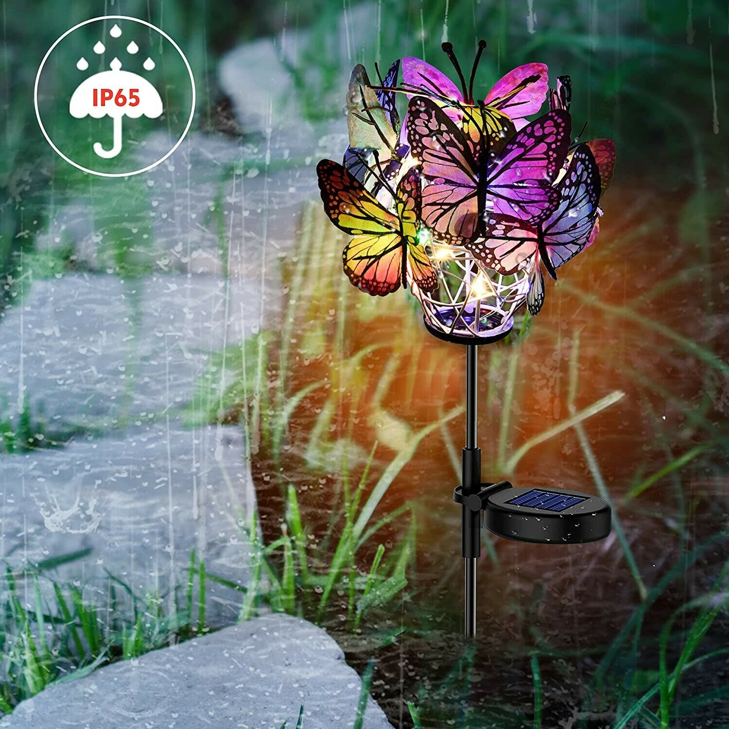 Solar Butterfly Stake Lights