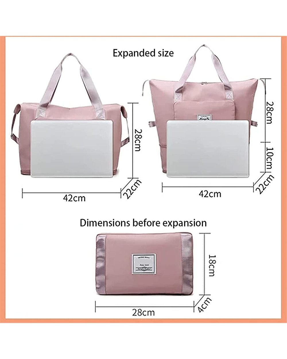 Collapsible Waterproof Large Capacity Travel Handbag