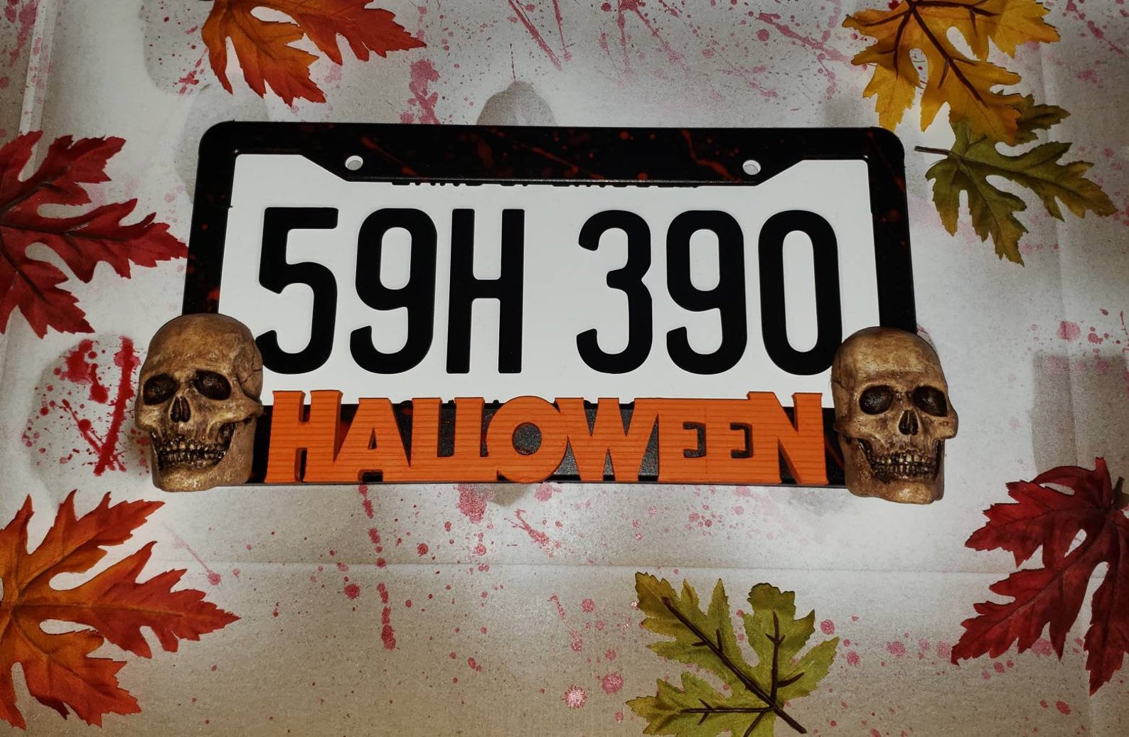 Halloween Michael Myers License Plate Frame