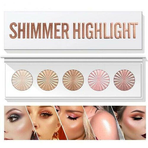 5 Colors Glow Up Highlighter Palette