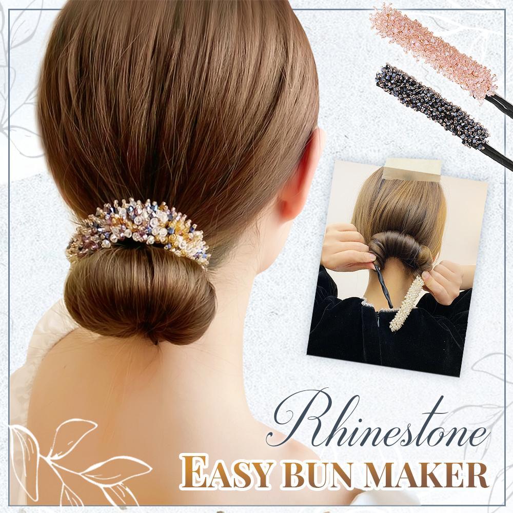 Rhinestone Easy Bun Maker starryhome 