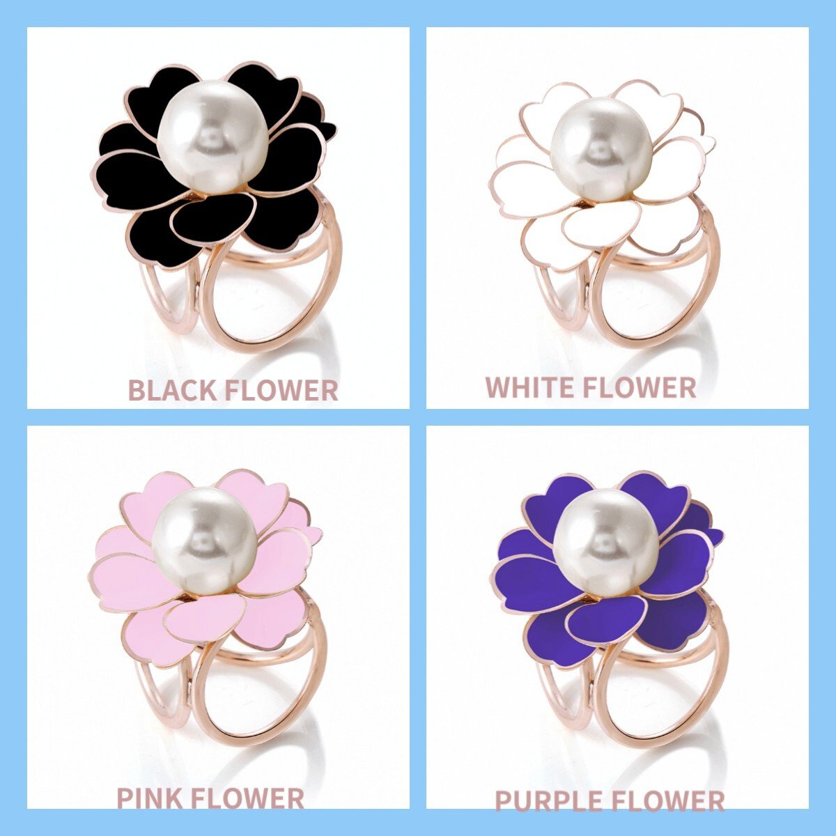 Rhinestone Scarf Ring Buckle Clip