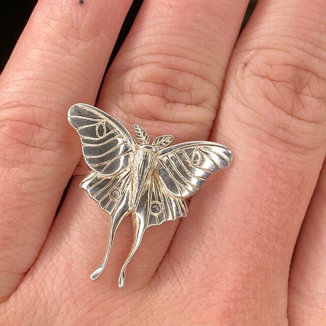 Vintage Silver Butterfly Ring