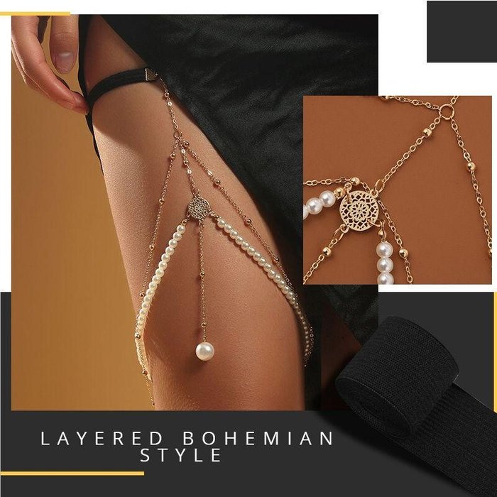 Glamorous Thigh Chain Jewelry--Let the thighs exude charm