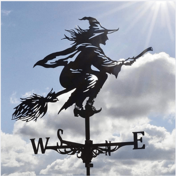 Witch Metal Weathervane