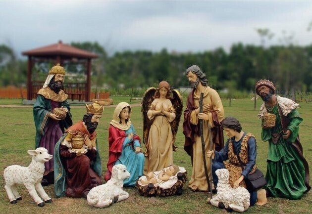 Further Reductions🎉-11 Piece Outdoor Nativity Lawn Art/Figurine Set