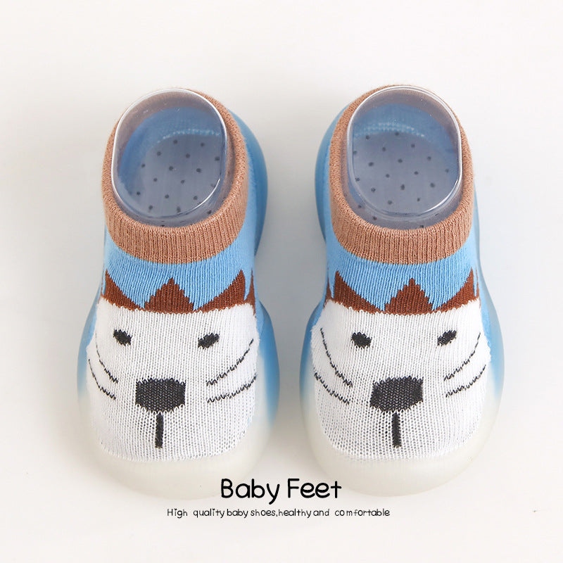 BabyFeet Adorable Animals - Non-Slip Baby Shoe-Socks