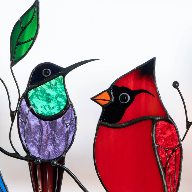 🎁The Best Gift-Birds Stained Glass Window Hangings