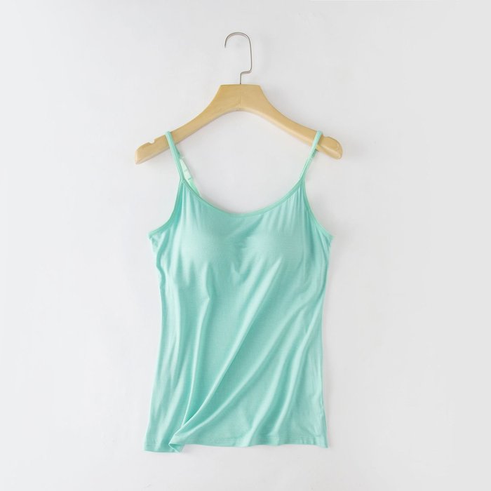 Tank With Built-In Bra - Buy 3 free shipping