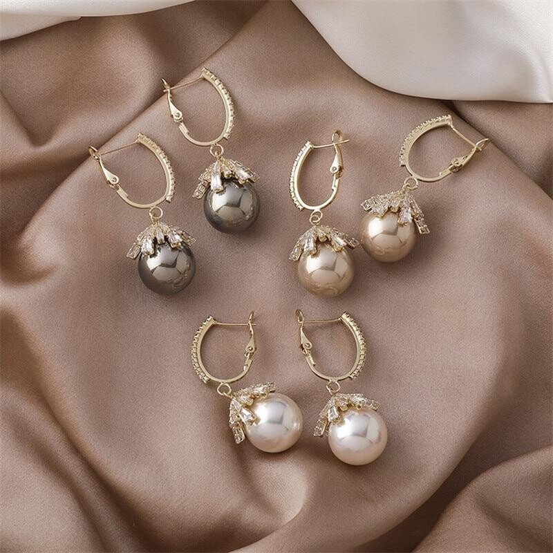 Malia Pearl Drop Earrings