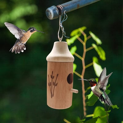 Last Day Sale 50% OFF💕Wooden Hummingbird House-Gift for Nature Lovers