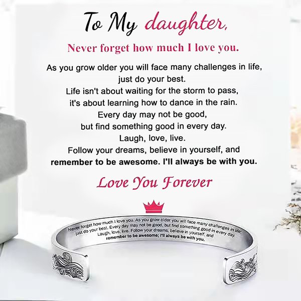 🎁  Last Day Promotion 50% OFF🎁 To My Granddaughter - I Will Always Be With You - Love You Forever Bracelet