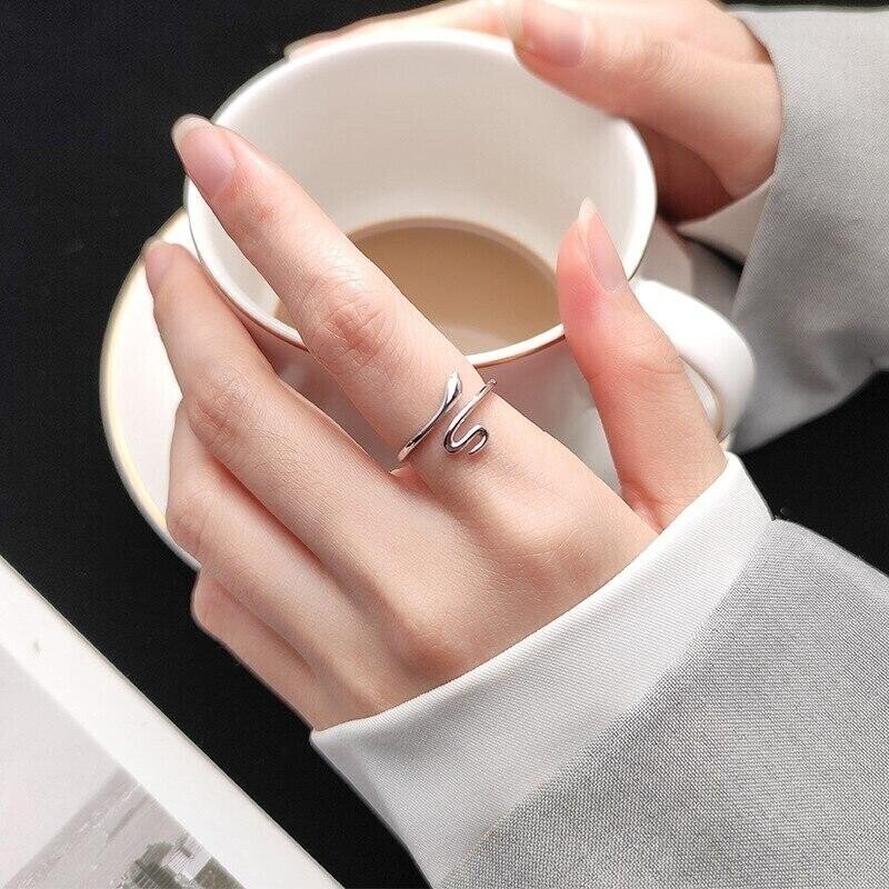 Sterling Silver Snake Ring