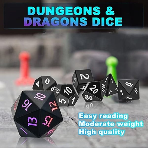 DND Dice Rechargeable with Charging Box（7 PCS）