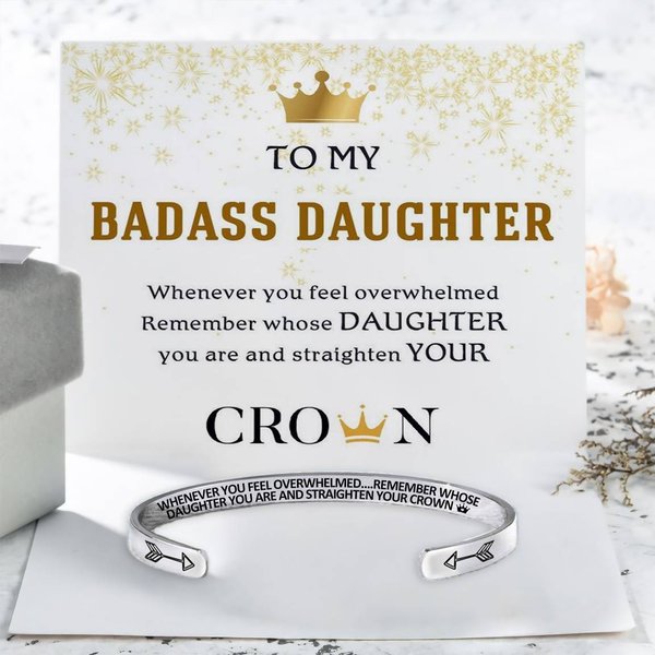 🎁 Last Day Promotion 50% OFF🎁 For Daughter - Whenever You Feel Overwhelmed...Crown Bracelet