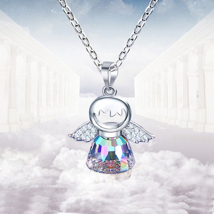 Crystal Little Angel Necklace