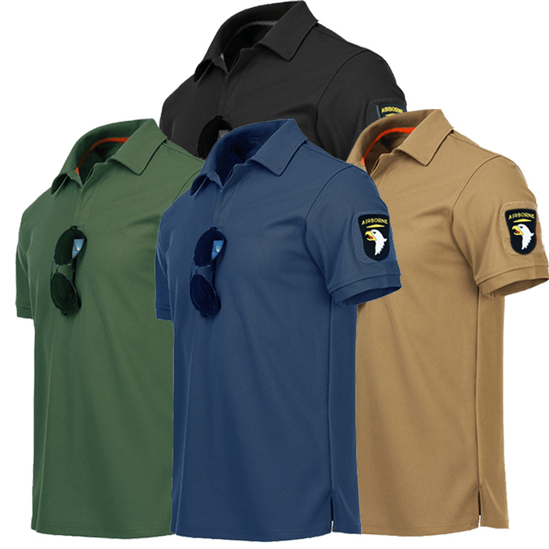 2022 men's quick dry outdoor polo shirt