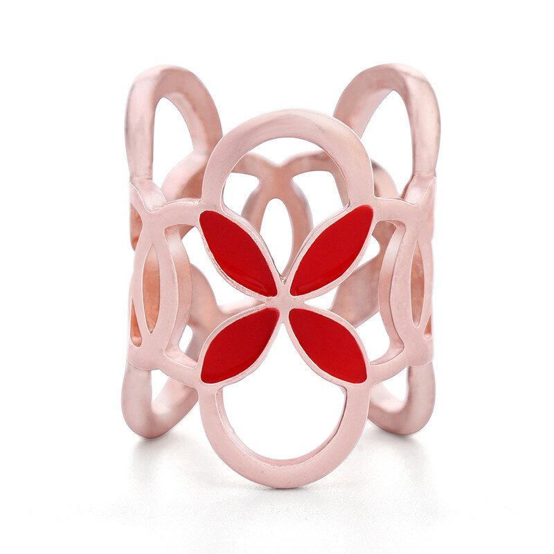 Rhinestone Scarf Ring Buckle Clip