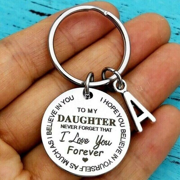 （ Best Father Mother Gift）My Son / Daughter I Love You Forever Keychain