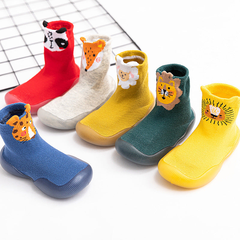 BabyFeet Adorable Animals - Non-Slip Baby Shoe-Socks