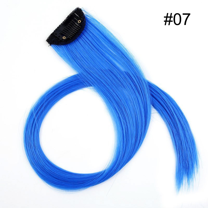 Colorful Hair Extensions Synthetic Hairpieces