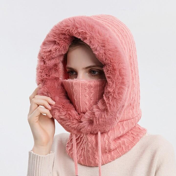 Winter Knit Set Unisex Warm Wind-Proof Cap