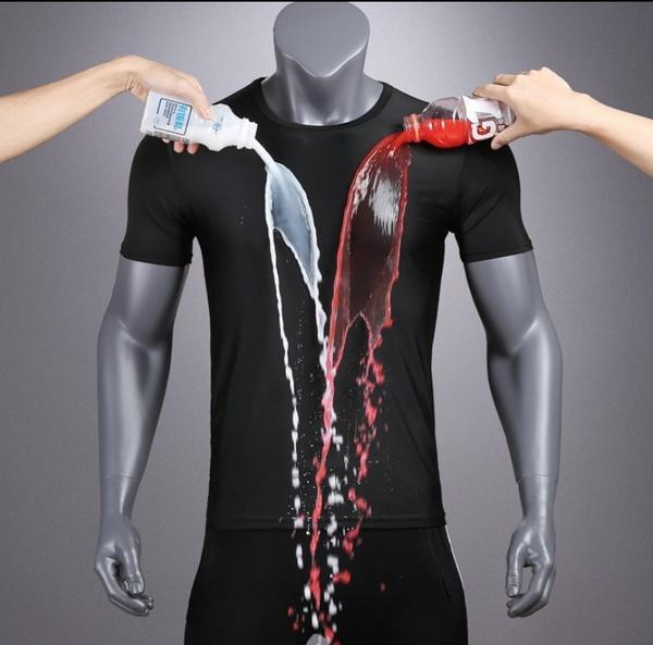 【 50% OFF Promotion】--Ice Silk Anti-Dirty Waterproof Quick Dry T-Shirt 8