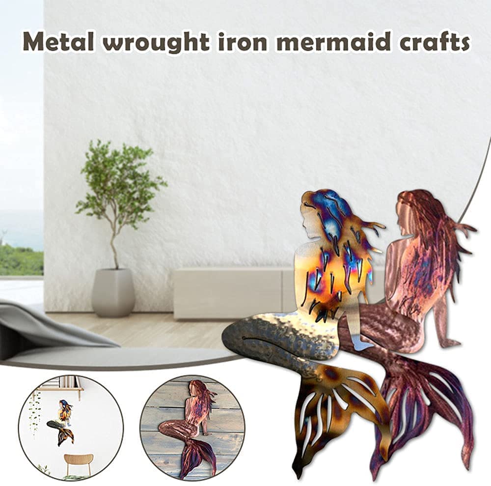 Mermaid Metal Wall Art