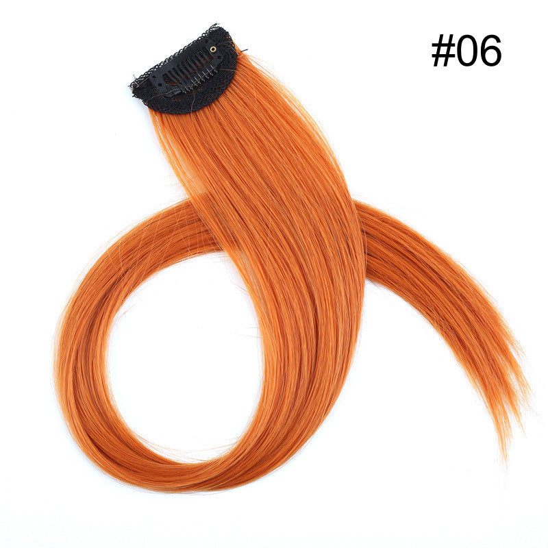 Colorful Hair Extensions Synthetic Hairpieces