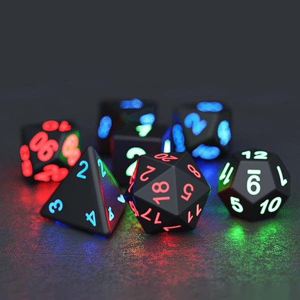 DND Dice Rechargeable with Charging Box（7 PCS）