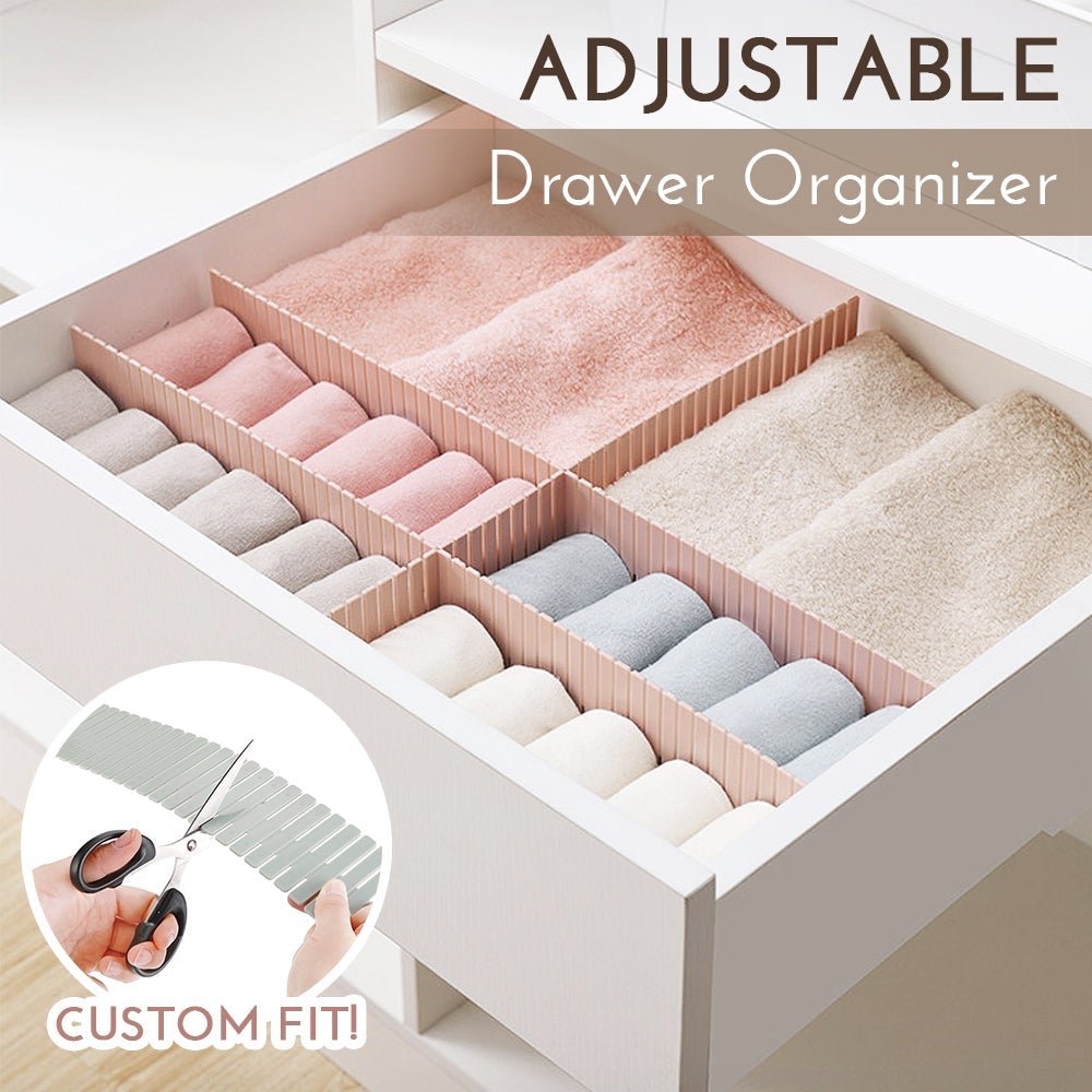 Free Combination Adjustable Drawer Organizer (Set of 4)