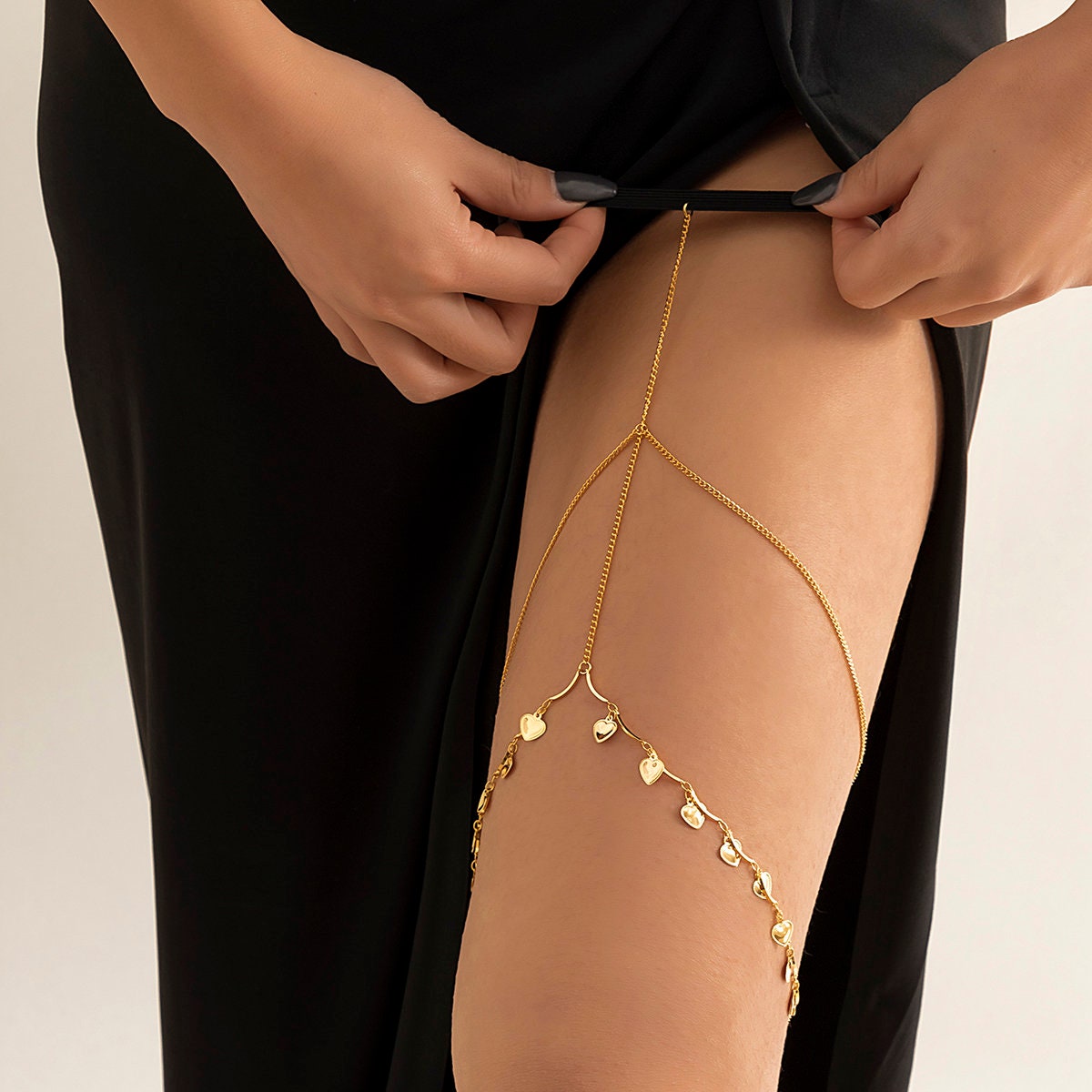 Glamorous Thigh Chain Jewelry--Let the thighs exude charm