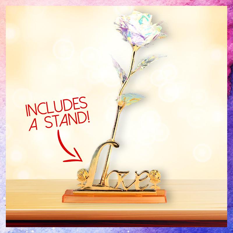 Gold Plated Rose for Love Jewelry DazzyCandy 