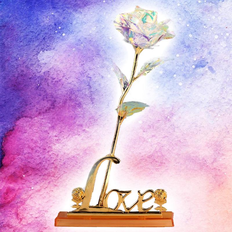 Gold Plated Rose for Love Jewelry DazzyCandy 
